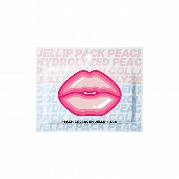 Увлажняющая маска для губ Peach Collagen Jellip Pack